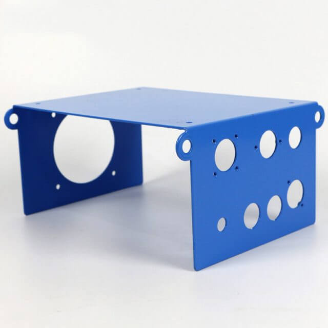 Sheet metal blue baking paint