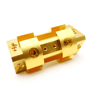 Gold plating on brass material