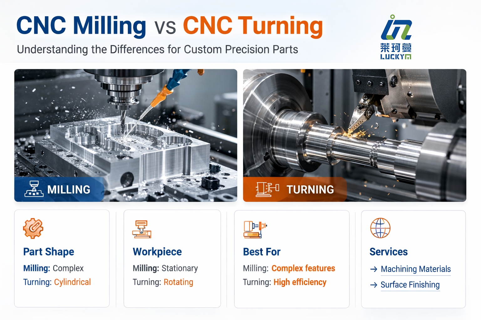 CNC Milling vs CNC Turning: What’s the Difference?